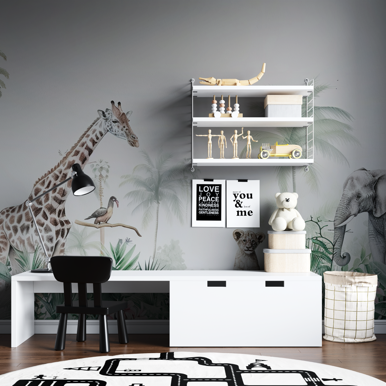 Original Kids' Wallpaper for Children's Room | Murals Wallpaper