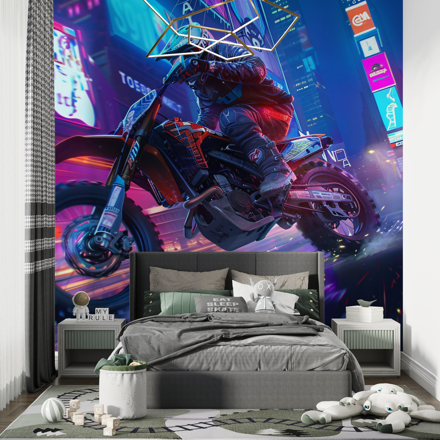 Boys Motocross Wallpaper | Murals Wallpaper