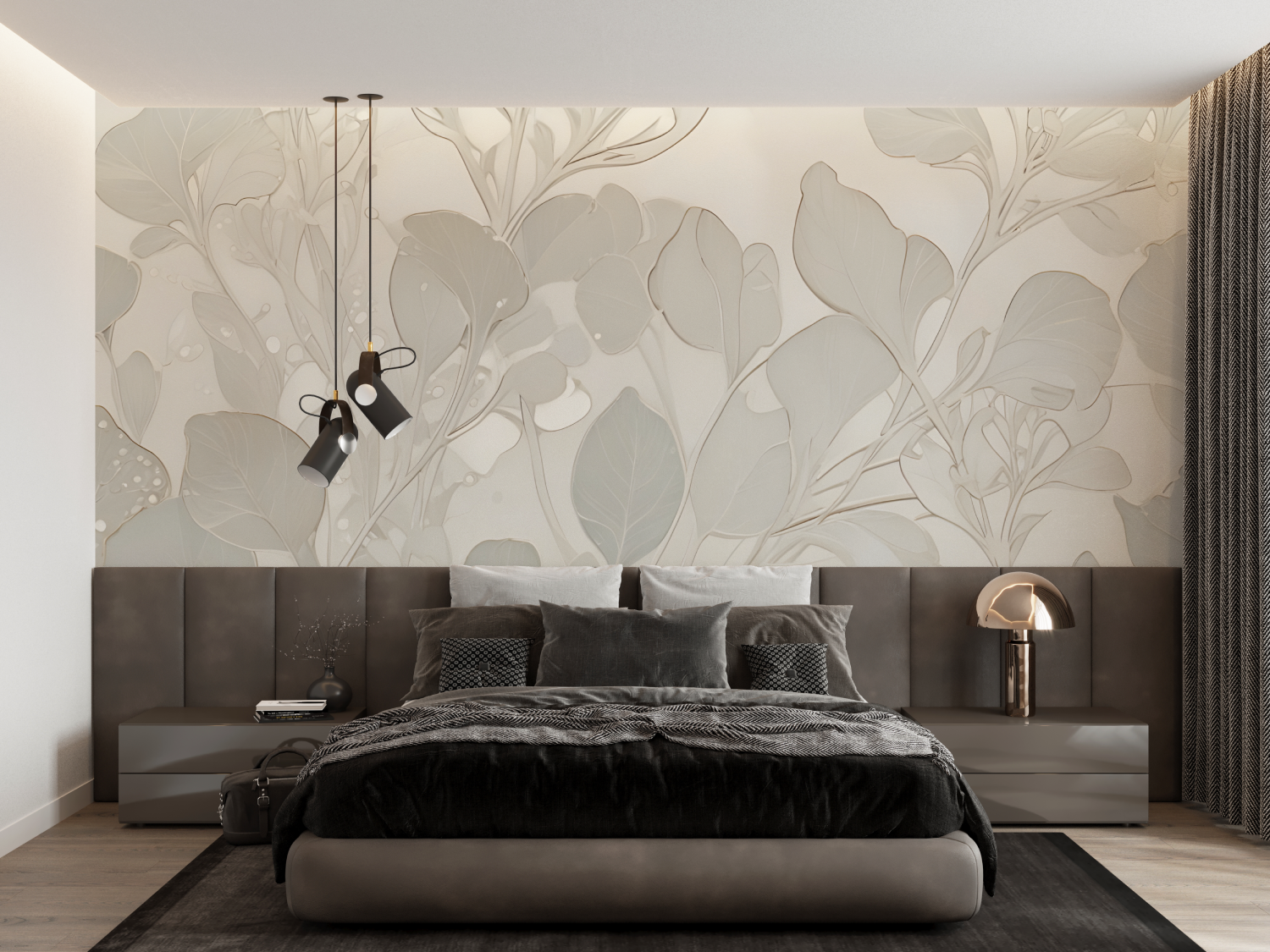 Beige Gray Wallpaper | Murals Wallpaper