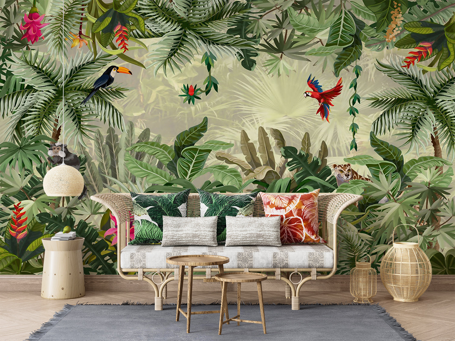 Jungle Papier Peint Feuillage