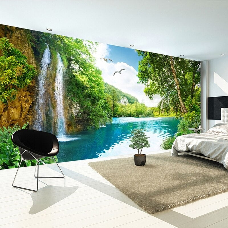 3D Waterfall Wallpaper | Murals Wallpaper