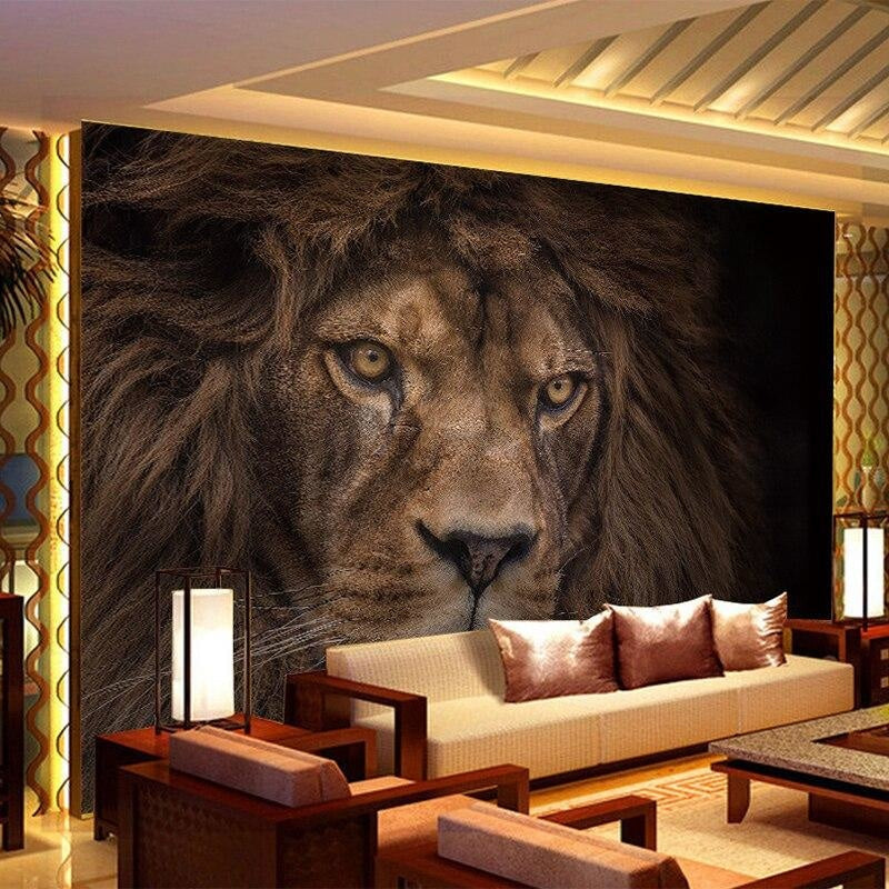 3D Lion Wallpaper | Murals Wallpaper