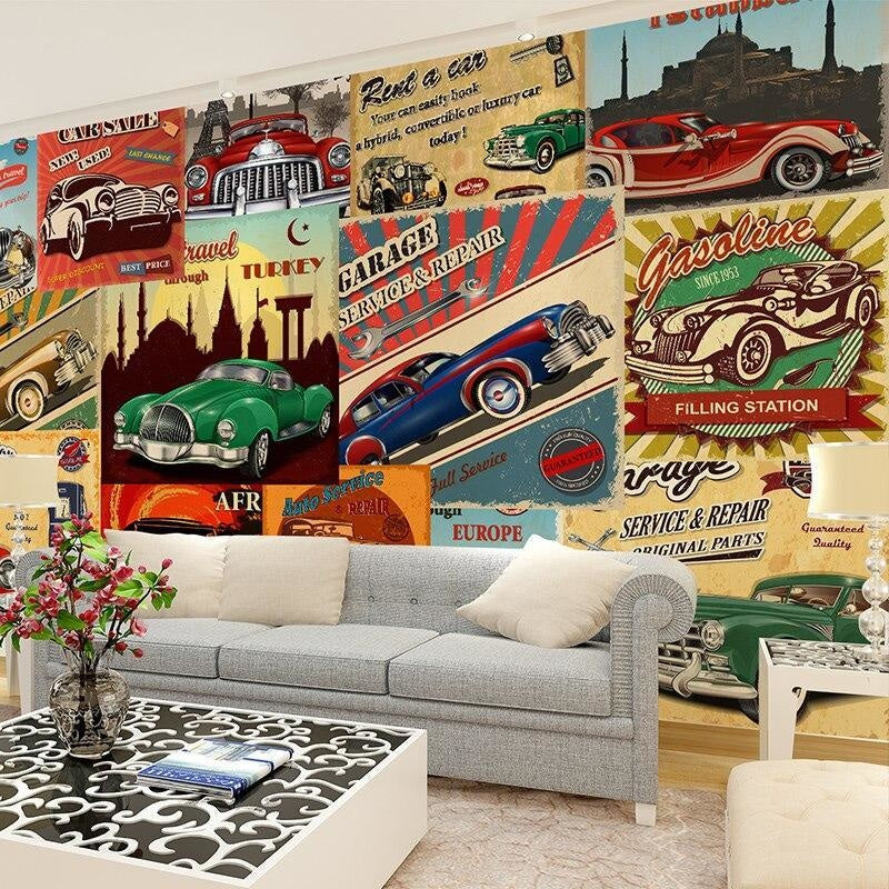 Vintage Wallpaper Poster | Murals Wallpaper