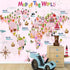 Fun World Map Wallpaper | Murals Wallpaper