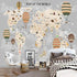 World Map Wallpaper for Bedroom | Murals Wallpaper