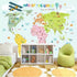 Educational World Map Wallpaper | Murals Wallpaper