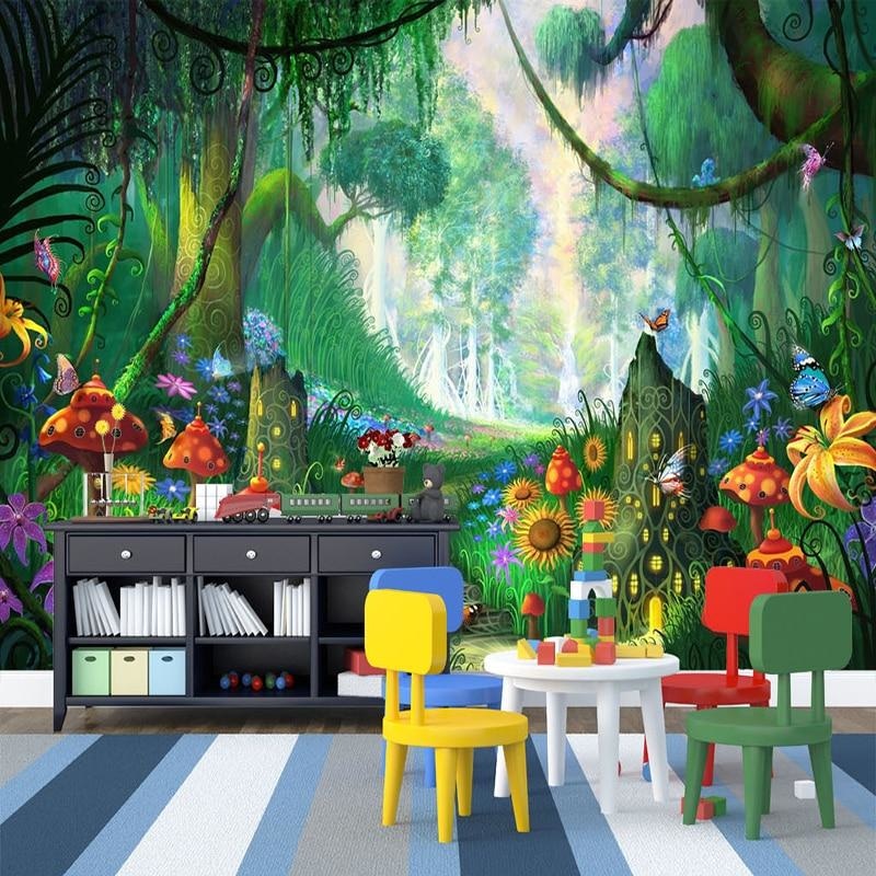 Fairy Mushroom Wallpaper | Murals Wallpaper