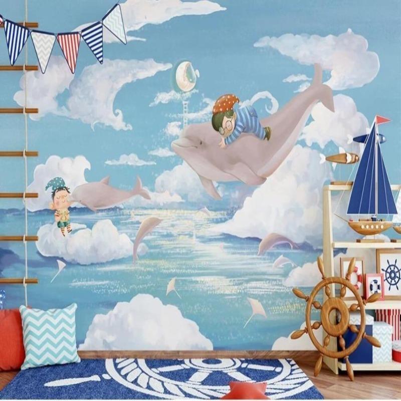 Dolphin Wallpaper Poster | Murals Wallpaper