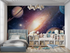 Mural Space Wallpaper Nebula and Planets