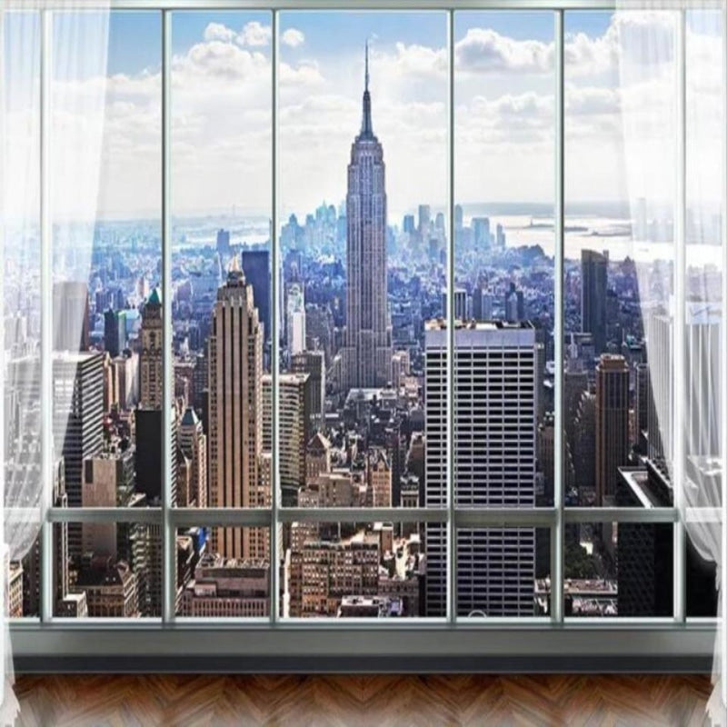 New York Window Wallpaper | Murals Wallpaper