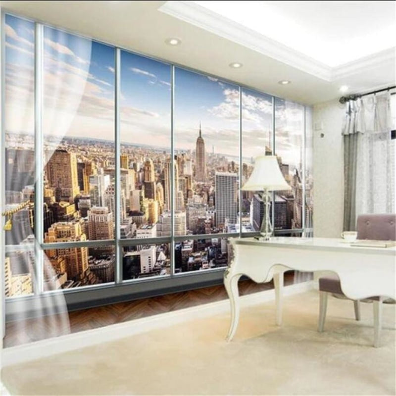 New York Window Wallpaper | Murals Wallpaper