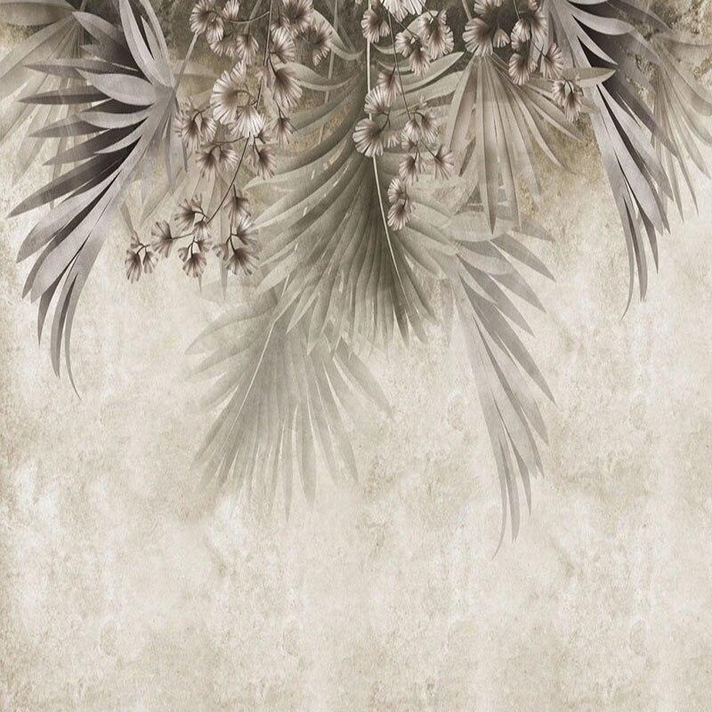 Beige Leaf Wallpaper | Murals Wallpaper