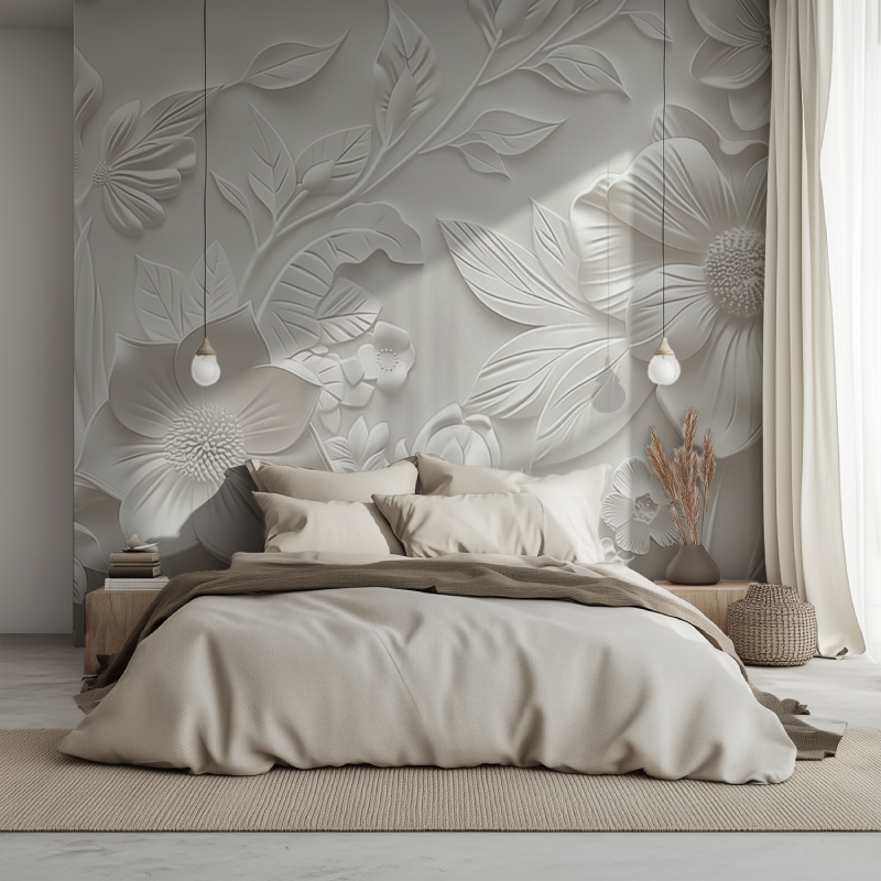 Panorama-Blumentapete