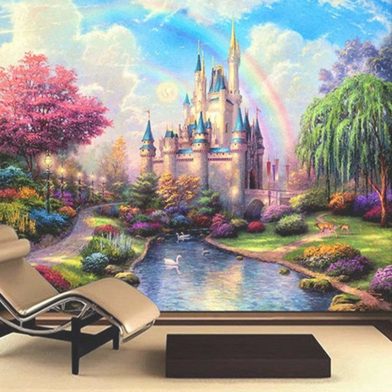 Giant Princess Castle Wallpaper | Murals Wallpaper