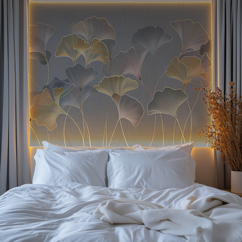 Mural Trendy Golden Ginkgo Wallpaper