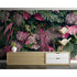 Papier Peint Jungle Rose
