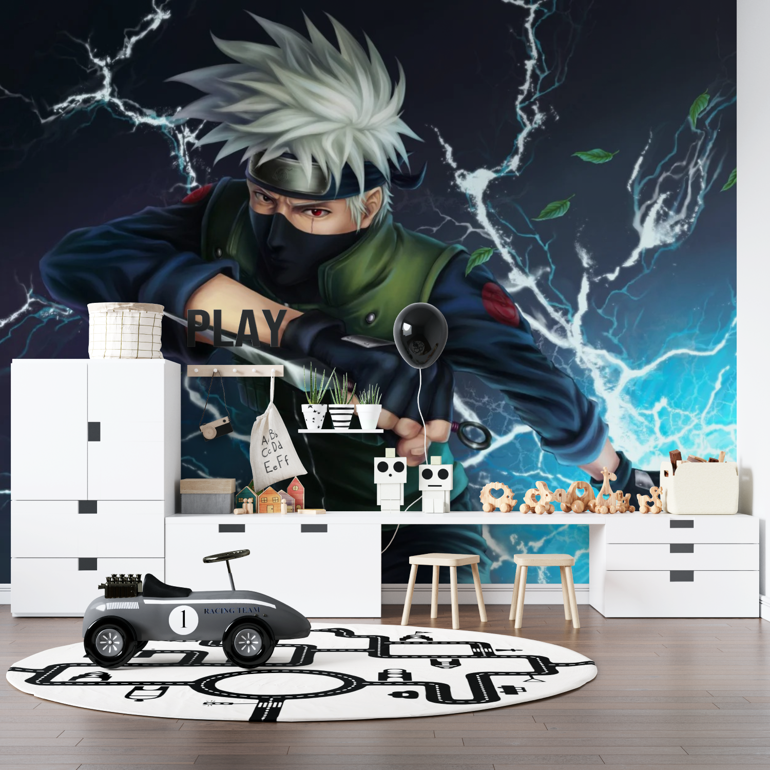 Mural Naruto Manga Wallpaper