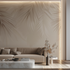 Mural Beige Palm Tree Wallpaper
