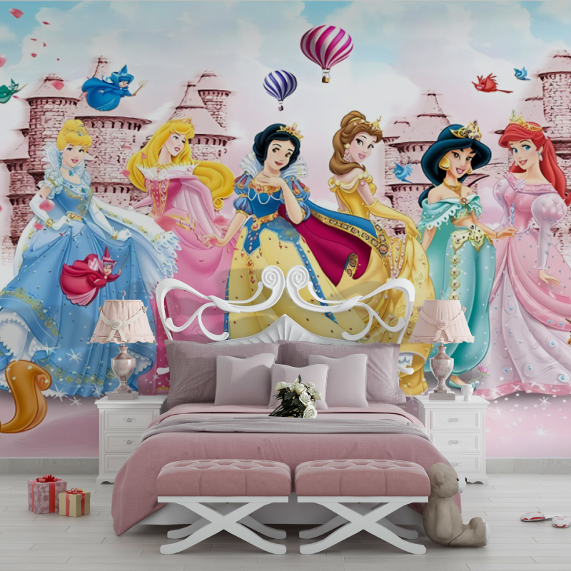 Wandbild mit Disney-Prinzessinnen