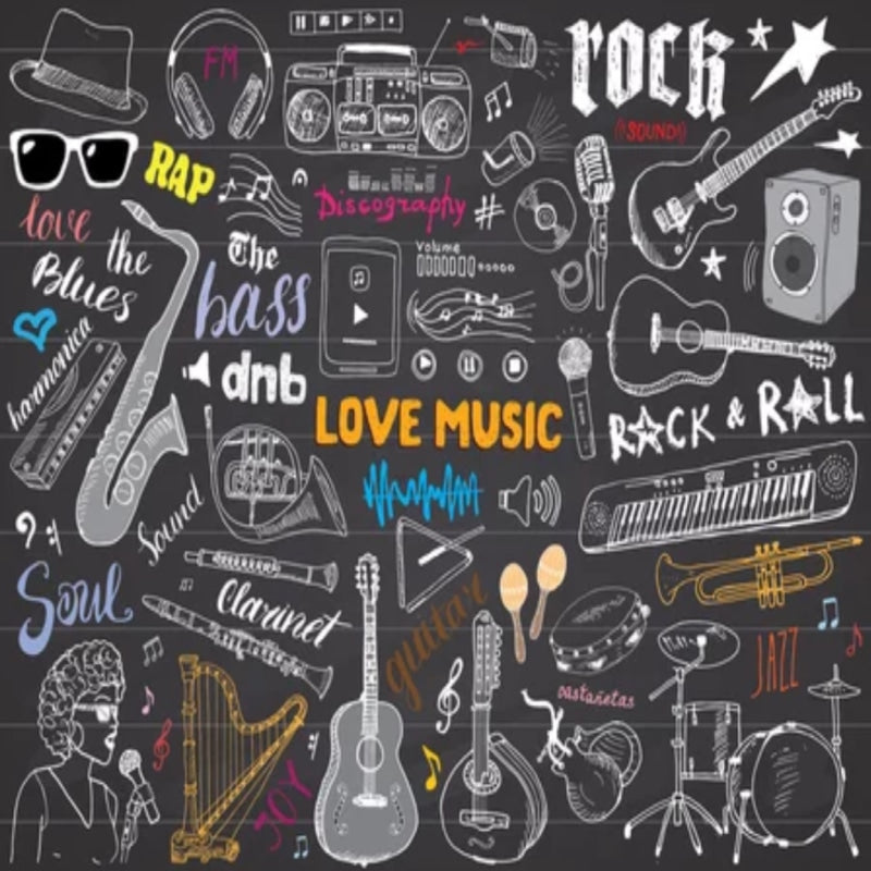 Rock and Roll Wallpaper | Murals Wallpaper