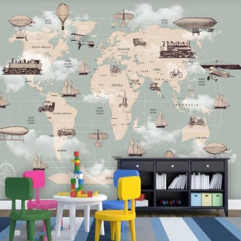 Travel Theme Wallpaper | Murals Wallpaper