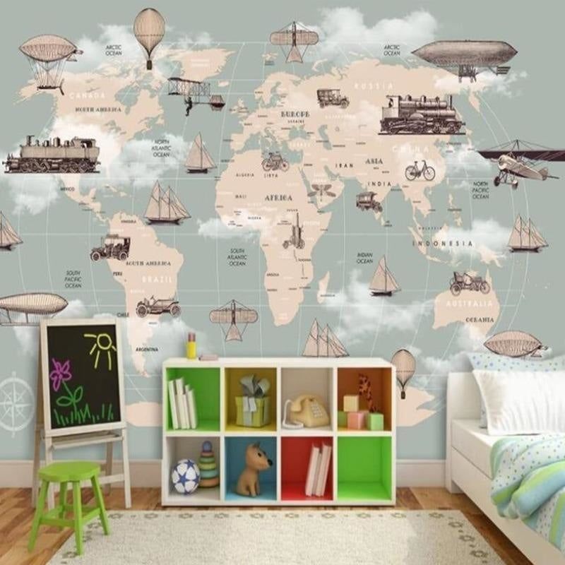 Travel Theme Wallpaper | Murals Wallpaper
