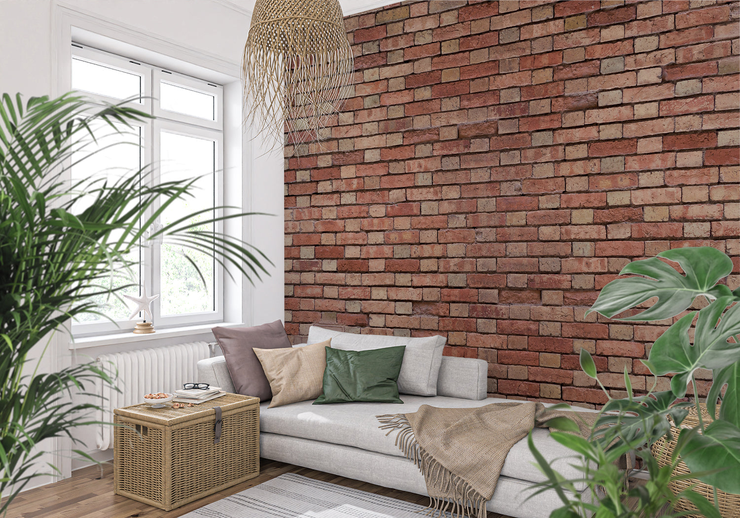 Papier Peint 3D Imitation Brique