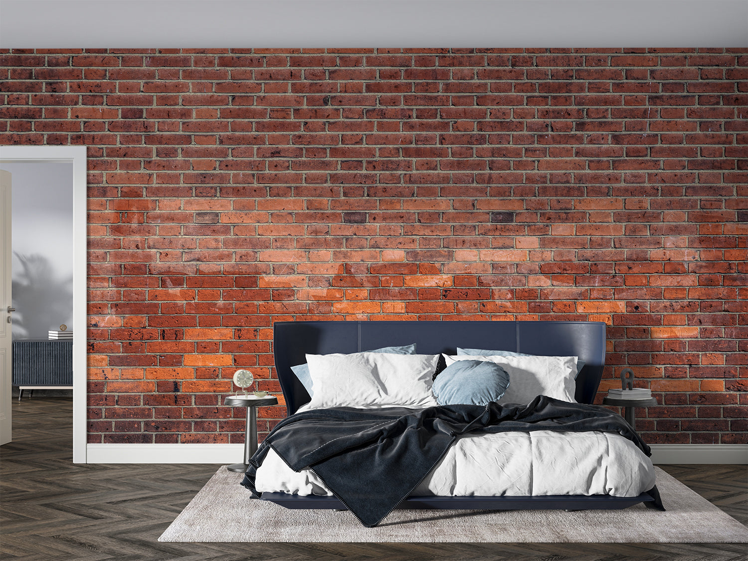 Papier Peint Brique Industriel 3D