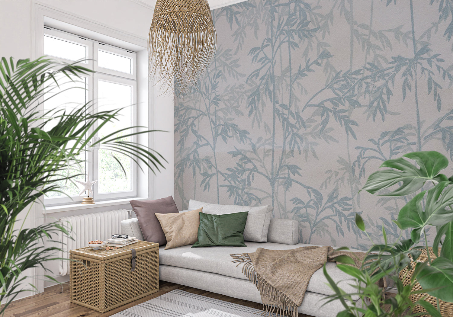 Leafy Bedroom Wallpaper | Murals Wallpaper