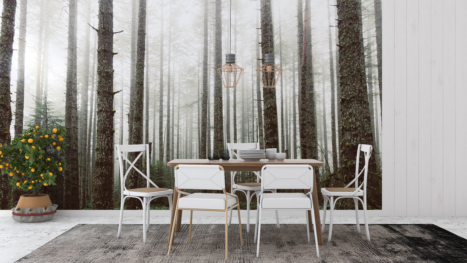 Forest Deco Wallpaper | Murals Wallpaper