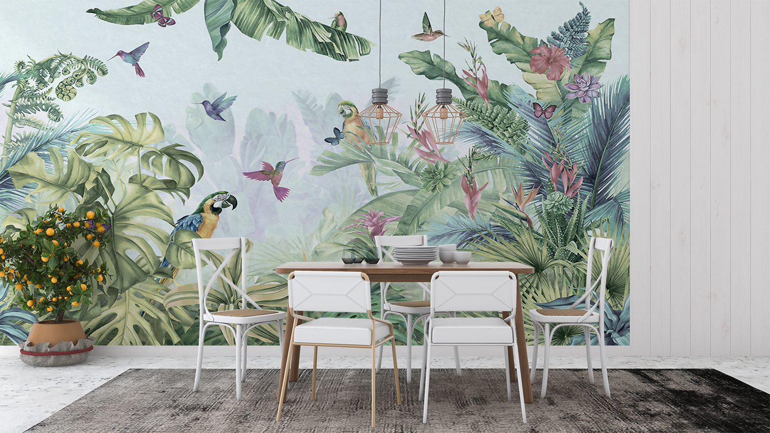 Forest Birds Wallpaper | Murals Wallpaper