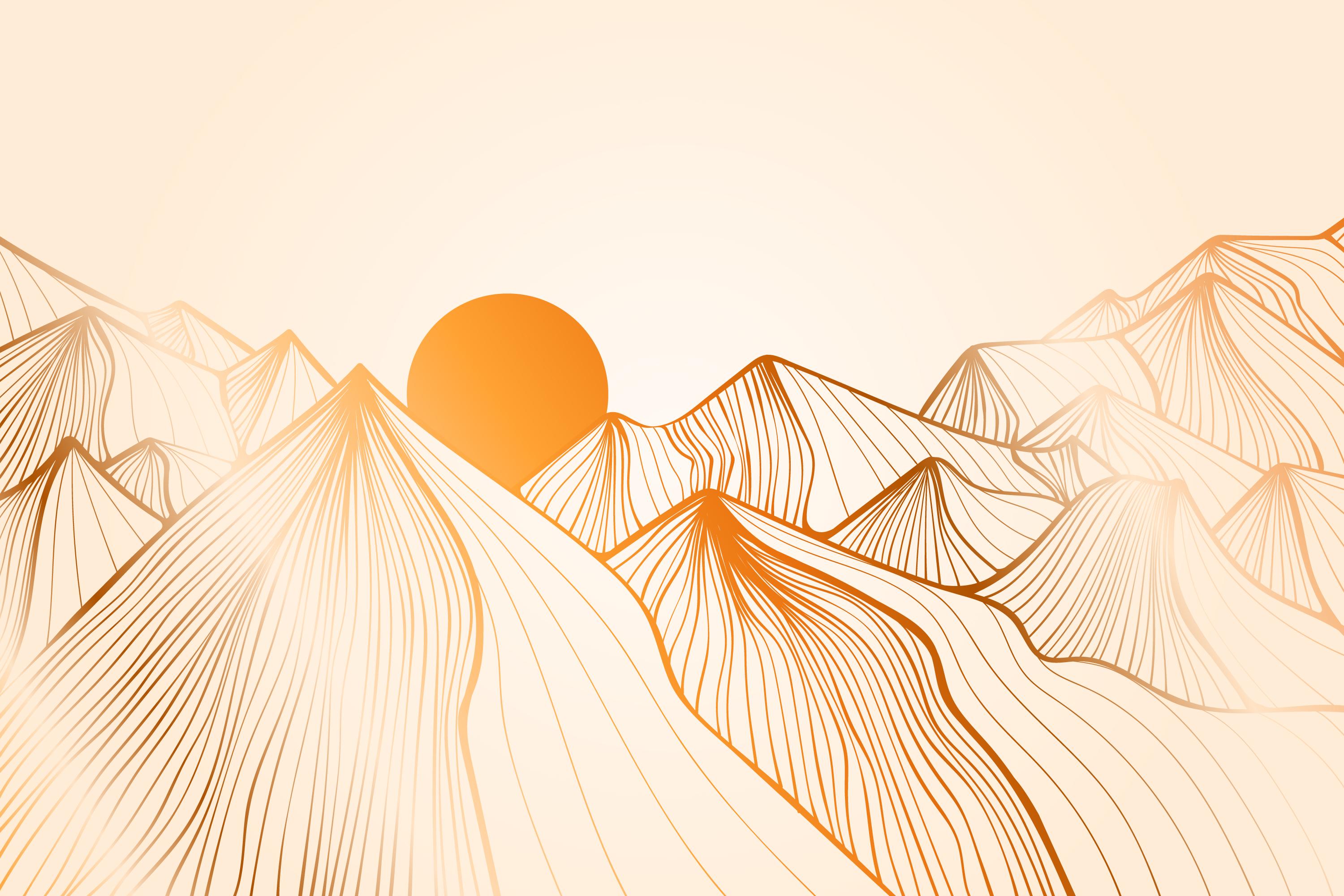 Papier Peint Montagne Design