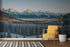 Papier Peint Panoramique Montagne Neige