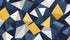Mural Blue and Yellow Triangle Wallpaper