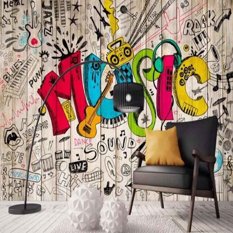 Music Wallpaper Wall Tag | Murals Wallpaper
