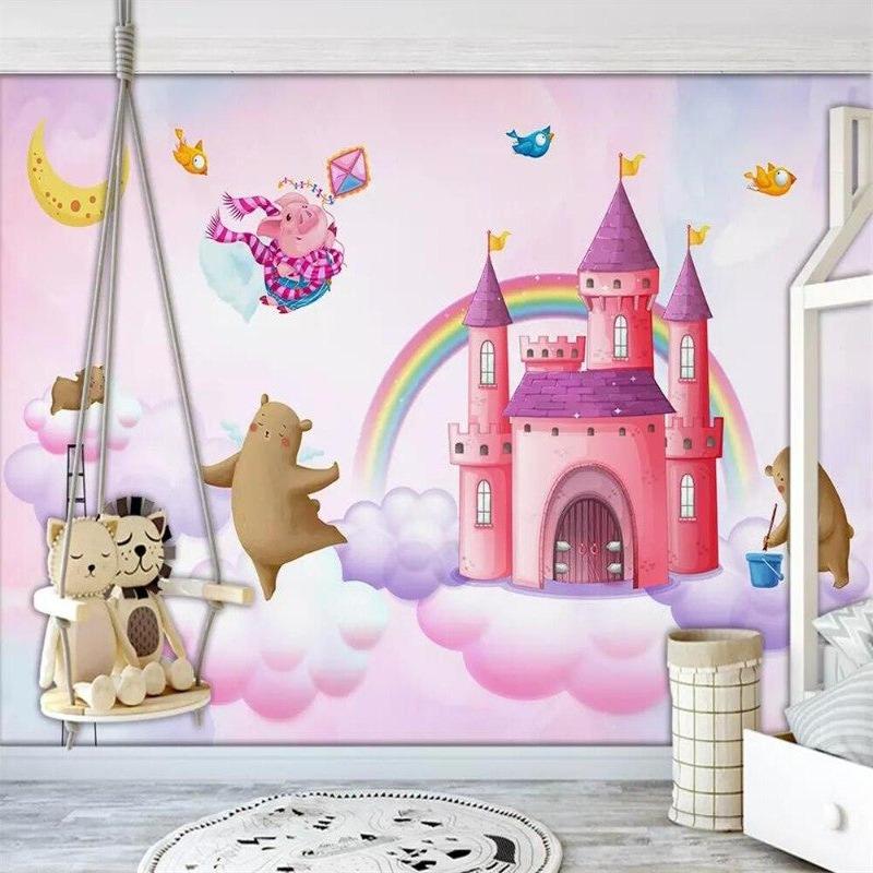 Princess Castle Wallpaper in the Sky | Murals Wallpaper
