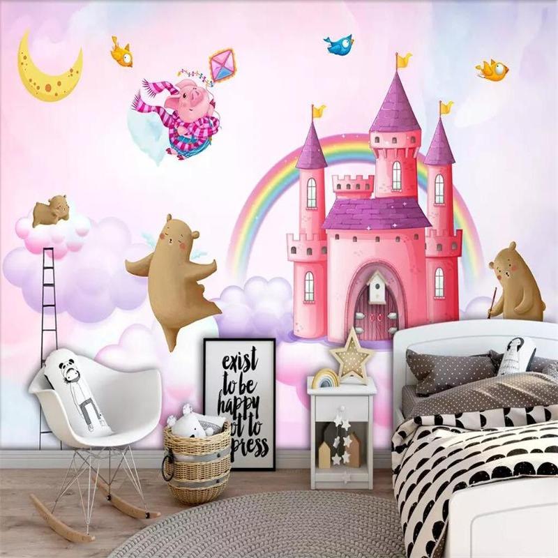 Princess Castle Wallpaper in the Sky | Murals Wallpaper