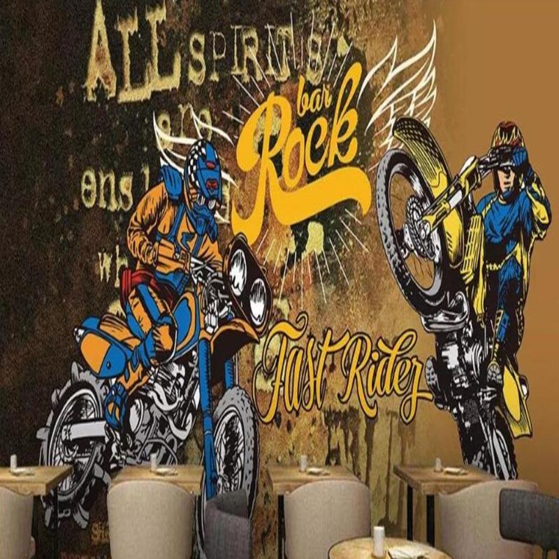 Motorbikercycle Wallpaper Motorbikercycle Cross Rock | Murals Wallpaper