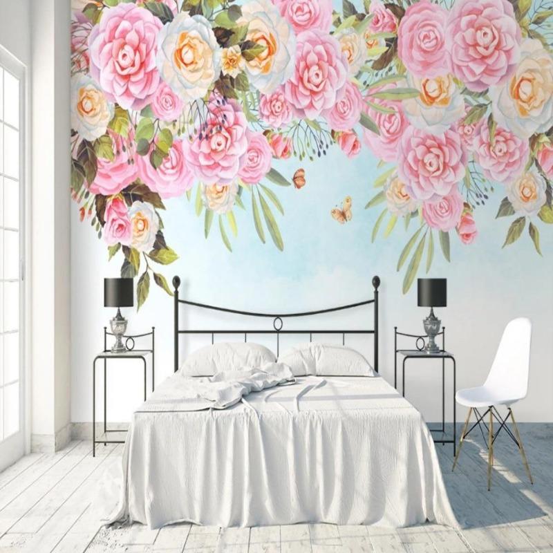 Pinkbud Floral Wallpaper | Murals Wallpaper