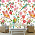 Bird Wallpaper Pink | Murals Wallpaper