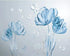 Blue Flower Mural Wallpaper | Murals Wallpaper