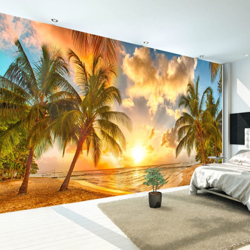 Sunset Beach Wallpaper | Murals Wallpaper