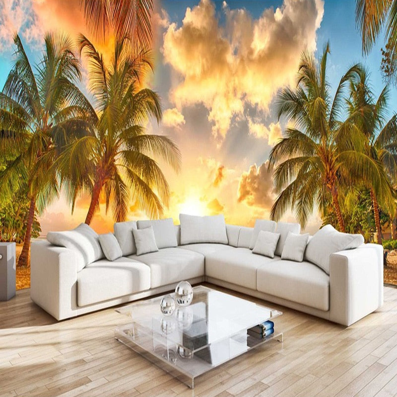 Sunset Beach Wallpaper | Murals Wallpaper