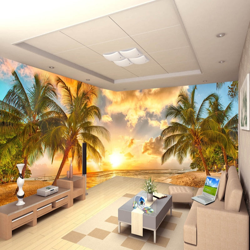 Sunset Beach Wallpaper | Murals Wallpaper