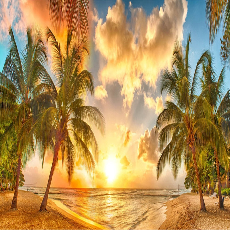 Sunset Beach Wallpaper | Murals Wallpaper