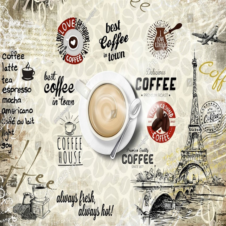 Paris Café Wallpaper | Murals Wallpaper