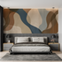 Mural Abstract Panoramic Wallpaper for Bedrooms