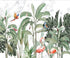Jungle Watercolor Green Mural Wallpaper
