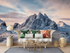Snowy Mountain Mural Wallpaper