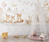 Nursery Watercolor Teepee Wall Mural